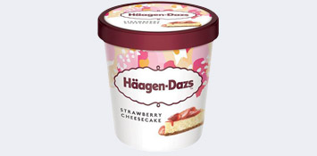 Produktbild Häagen-Dazs Strawberry Cheesecake