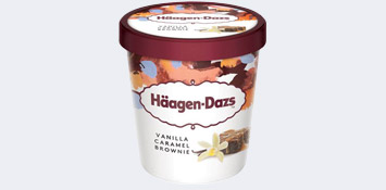 Produktbild Häagen-Dazs Vanilla Caramel Brownie